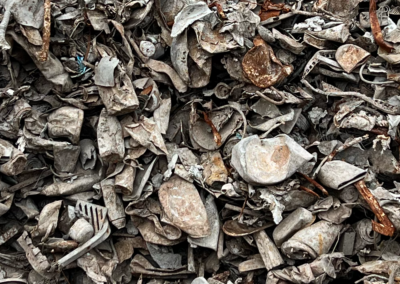 incineration scrap lumpy